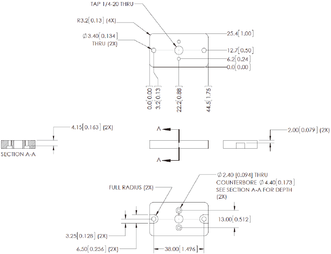 MicroHAWK V430-F / V420-F / V330-F / V320-F Dimensions 5 