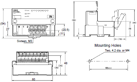 SRT2-ID / OD(-1) Dimensions 1 