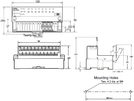 SRT2-ID / OD(-1) Dimensions 2 