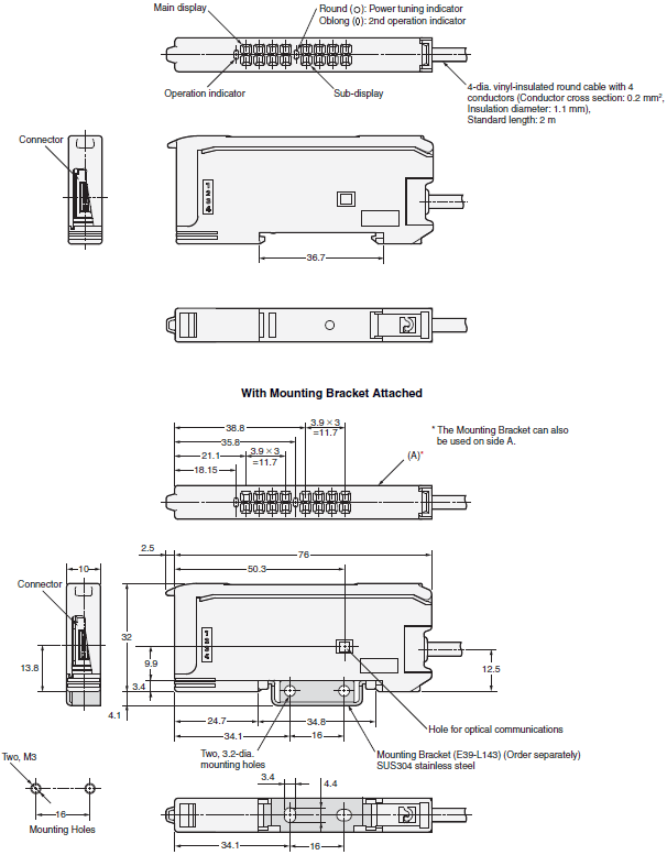 E3C-LDA Dimensions 7 