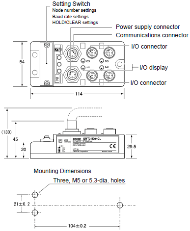 SRT2-[]D0[]CL(-1) Dimensions 2 