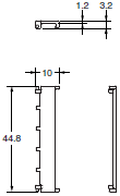 E5AN-H, E5EN-H Dimensions 5 