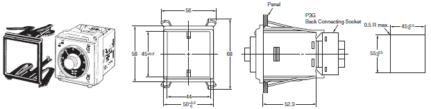 H3CR-F Dimensions 6 