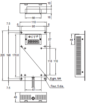 3G3JX Dimensions 24 