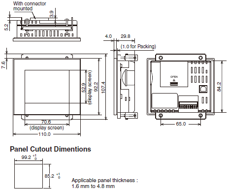 NV Series Dimensions 3 