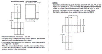 E5EC, E5EC-B Dimensions 5 