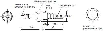 61F-GP-N2 Dimensions 8 