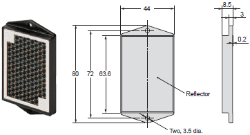 E3FA, E3RA, E3FB, E3RB Dimensions 15 