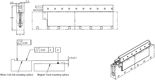 R88L-EC, R88D-KN[]-ECT-L Dimensions 21 