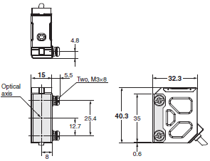 E3ZR-C Dimensions 10 