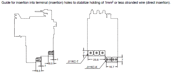 J7TC Series Dimensions 3 