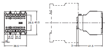 J7KCA Series Dimensions 4 