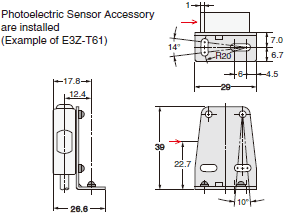 E3Z Dimensions 12 