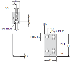 E39-L / -S / -R Dimensions 39 