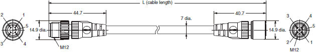 DCA2 / DCN3 / XS4 Dimensions 4 