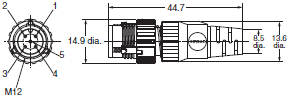 DCA2 / DCN3 / XS4 Dimensions 18 