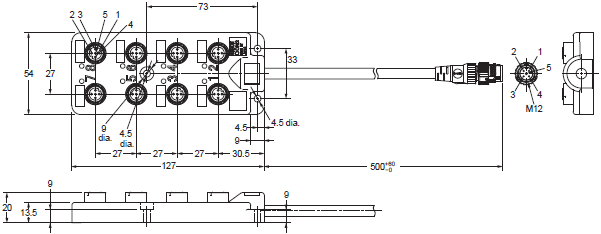 DCA2 / DCN3 / XS4 Dimensions 20 