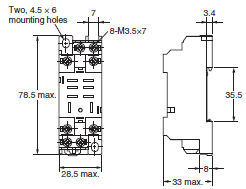 P2RFZ / P2RF, P2R, P7TF, PYFZ / PYF, PTFZ / PTF, PYD, PT, P7LF, PF, P2CF, PFA, P3G / P3GA, PL Dimensions 38 