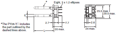 P2RFZ / P2RF, P2R, P7TF, PYFZ / PYF, PTFZ / PTF, PYD, PT, P7LF, PF, P2CF, PFA, P3G / P3GA, PL Dimensions 26 