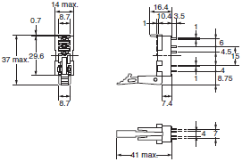 P2RFZ / P2RF, P2R, P7TF, PYFZ / PYF, PTFZ / PTF, PYD, PT, P7LF, PF, P2CF, PFA, P3G / P3GA, PL Dimensions 10 