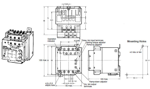 G3J-T Dimensions 1 