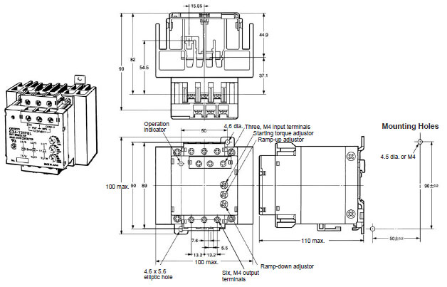 G3J-T Dimensions 2 