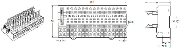 G3TA Dimensions 7 P7TF-OS16_Dimensions