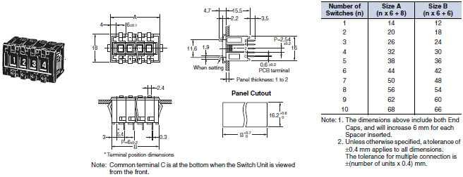 A7CN / A7CN-L Dimensions 4 