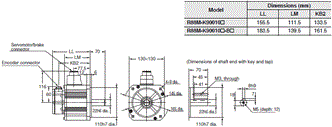 R88M-K, R88D-KN[]-ML2 Dimensions 59 