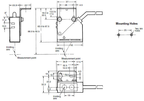 Z4W-V Dimensions 3 